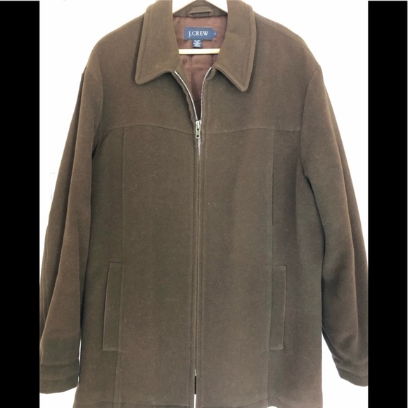 J. Crew Other - J Crew brown wool jacket, size Large